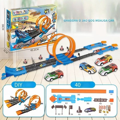Hahaland toy car track set - hahaland,