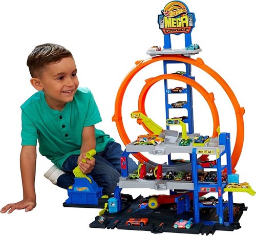 Hot wheels mega - hot, garage