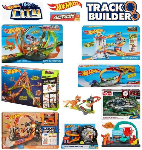 Hot wheels toys - wheels, track