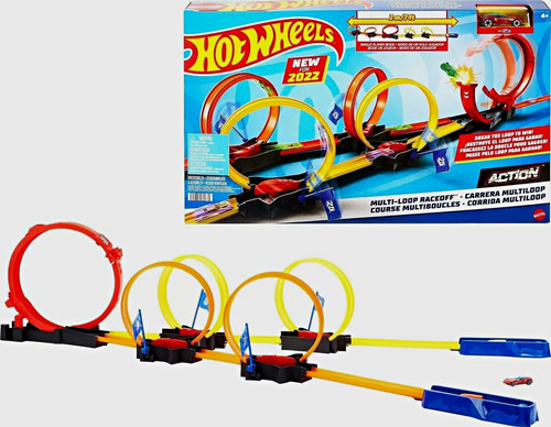 Hot wheels action multi - wheels, multi-loop