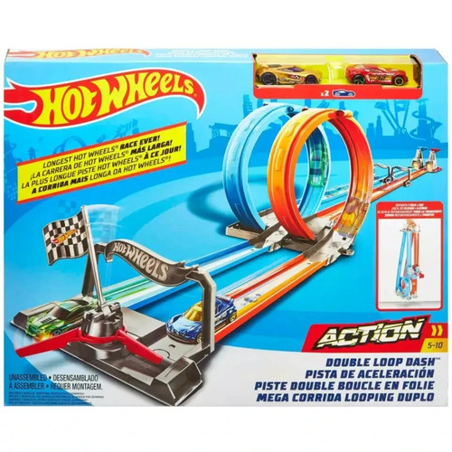 Hot wheels double loop - hot,